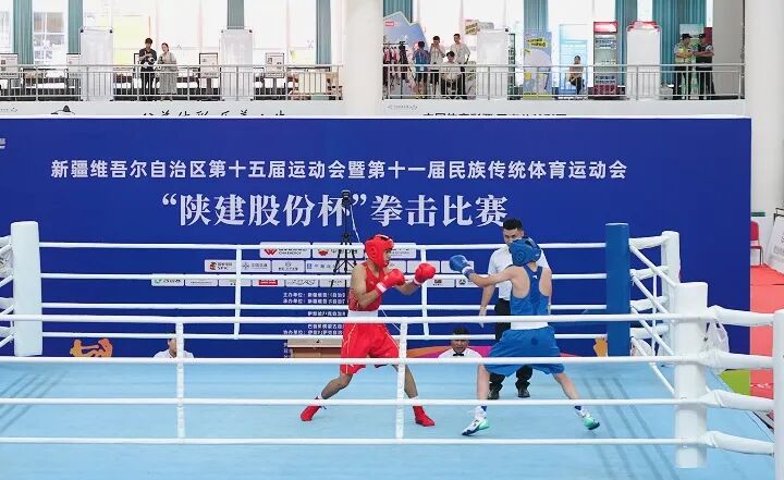 自治区第十五届运动会暨第十一届民族传统体育运动会伊犁赛区拳击项目赛程过半